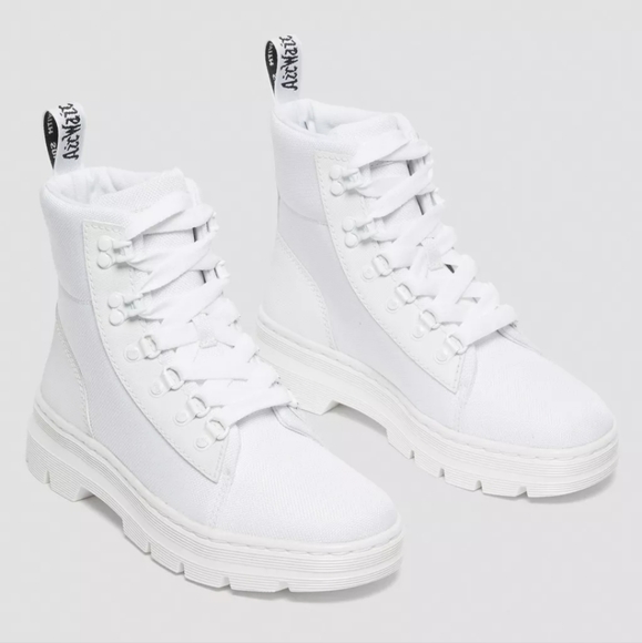 NEARLY NEW Dr. Marten's boots in white, size 7 (men's), 8.5/9 (women's). - Picture 2 of 13
